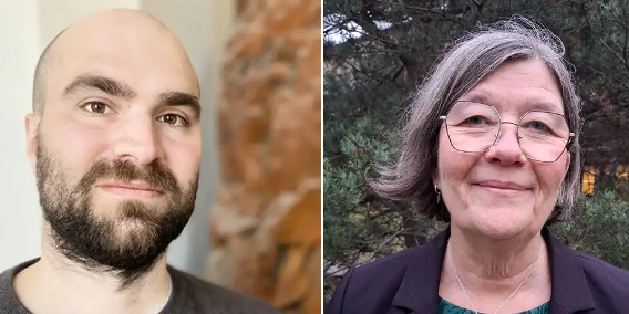 redrik Schaufelberger och Katarina Gustavsson är årets mottagare av KTH:s pedagogiska pris