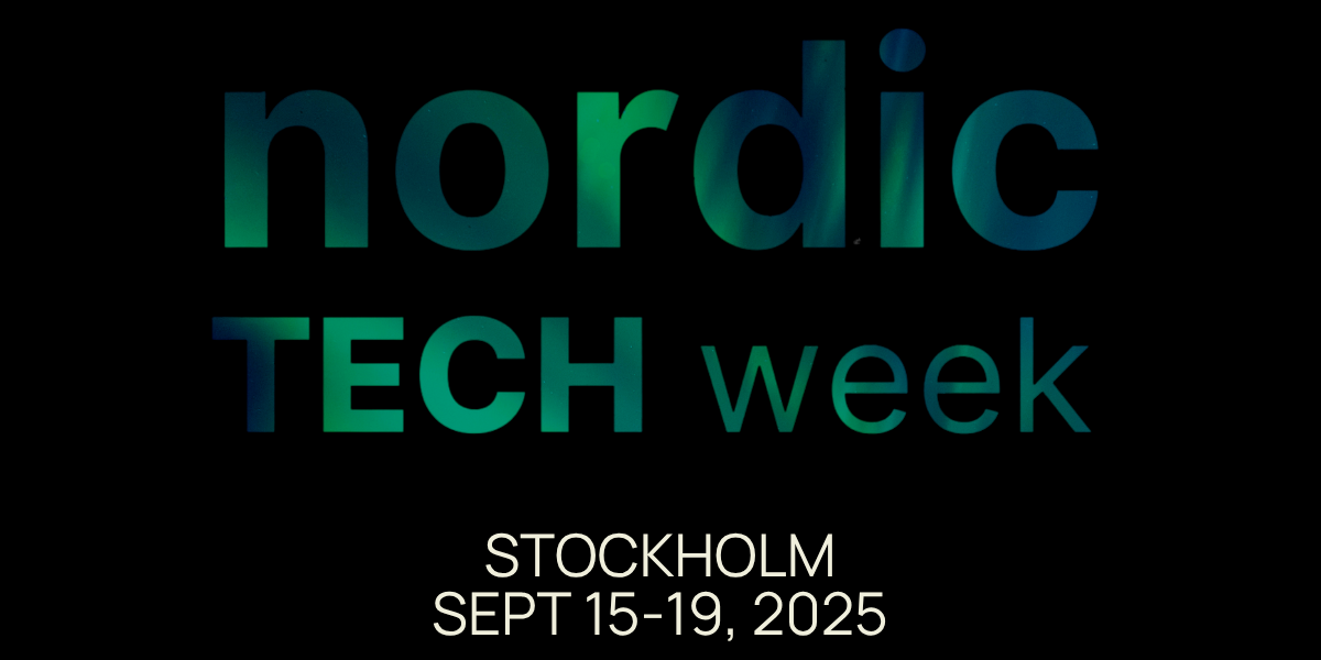 Nordic Tech Week banner