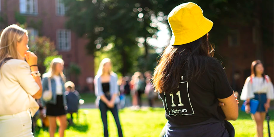 KTH students during arrival activities