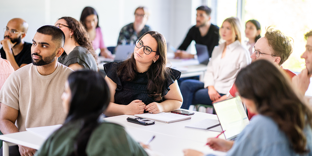 Studenter i klassrum