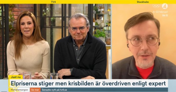 TV morning news print screen