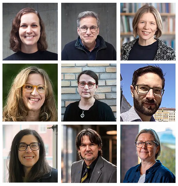 Nine portraits