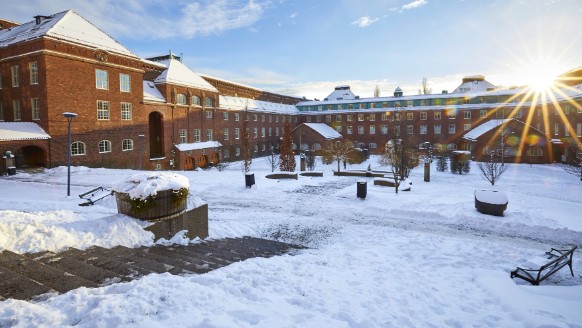 Snow over KTH