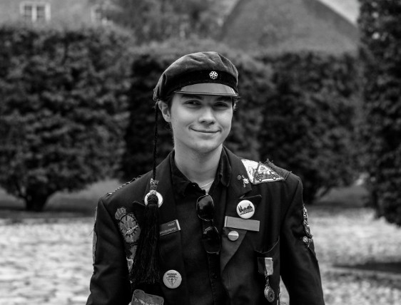 A young man