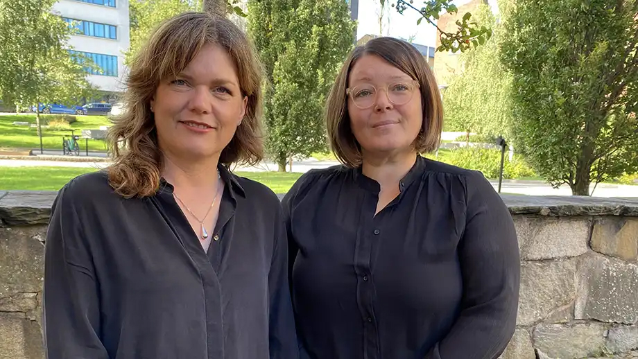 two women