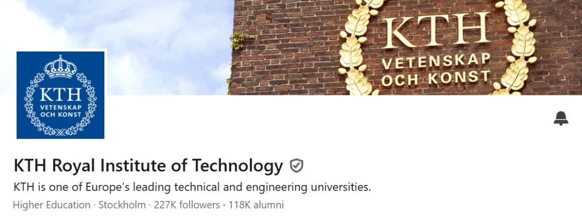 KTH LinkedIn header