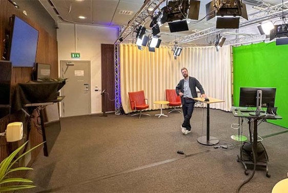 The interior of the new Maxi Studio.