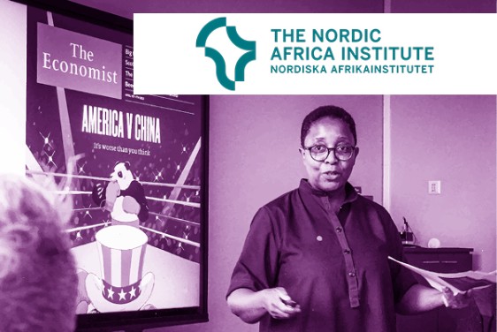 Uppsala, September 2024. Patience Mususa, Senior Researcher at NAI, presenting her research at the Early Career Diplomats Programme.