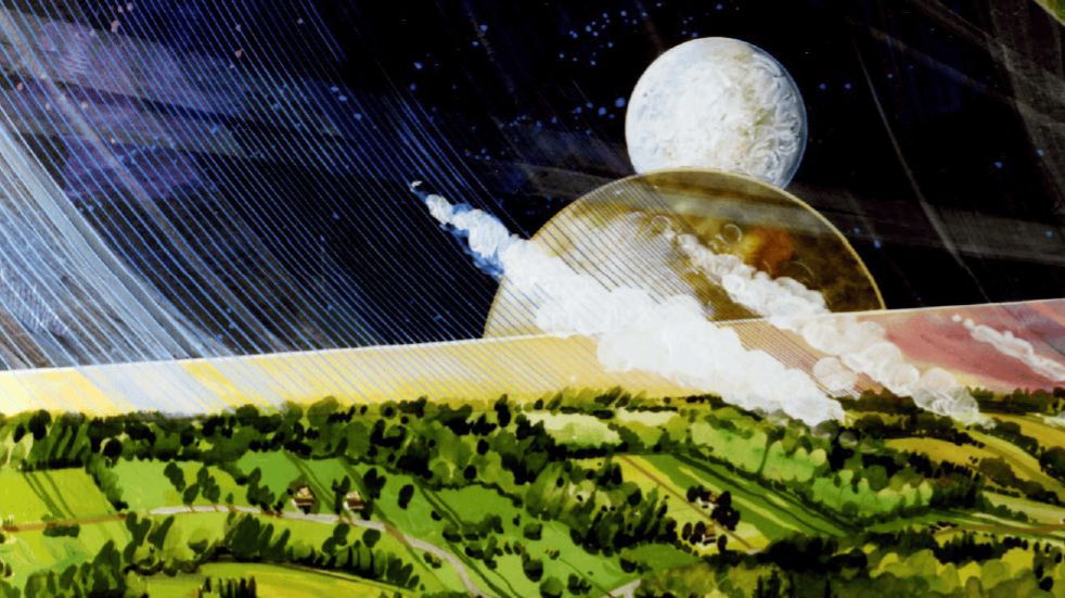 illustration of planets and earth