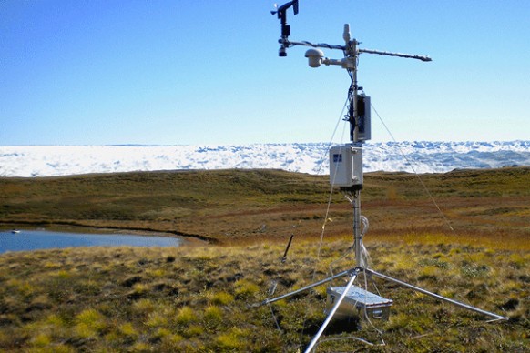 A weather station
