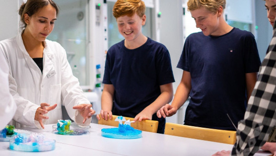 Kids in lab environment