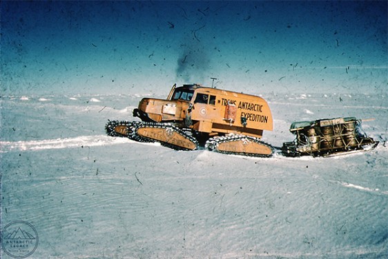 One of the tractors used during Commonwealth Trans-Antarctic Expedition, 1955–1958