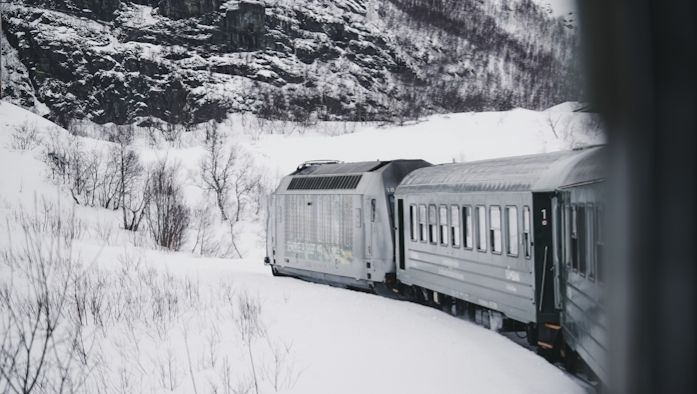 train vinter