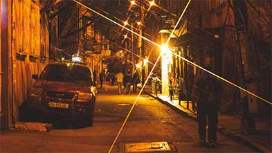 Dark alley