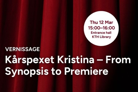 Graphics for vernissage Kårspexet Kristina